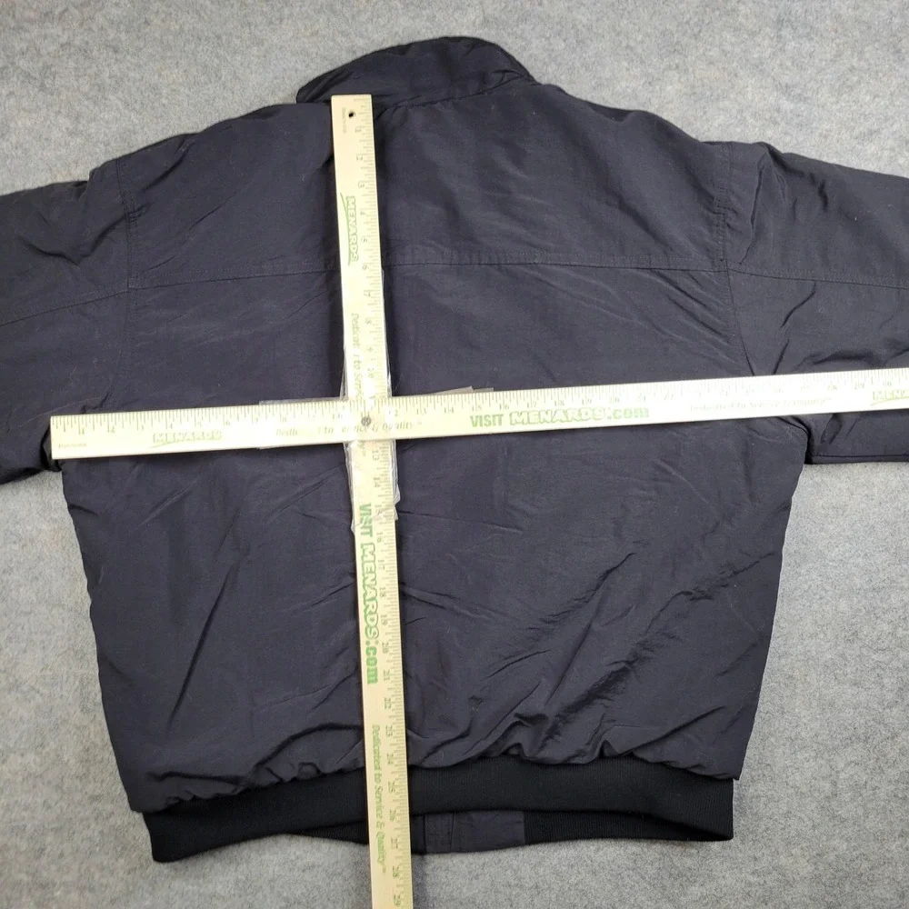 Vintage J Crew Jacket Mens XL Oarsman Nylon Fleece Lined Bomber USA 90s‎ Winter